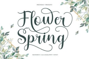Flower-Spring-Fonts