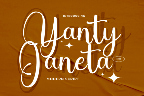 Yanty Janeta Font - calligraphy font for wedding invitations
