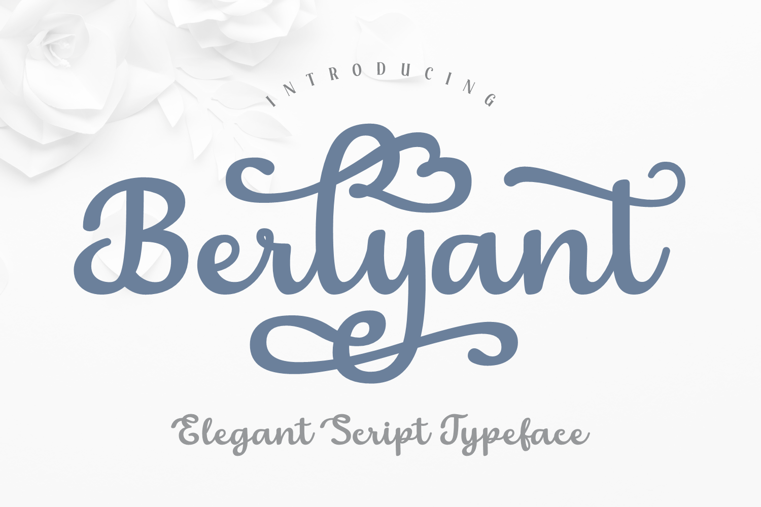 Berlyant Script Font - best script font for Cricut