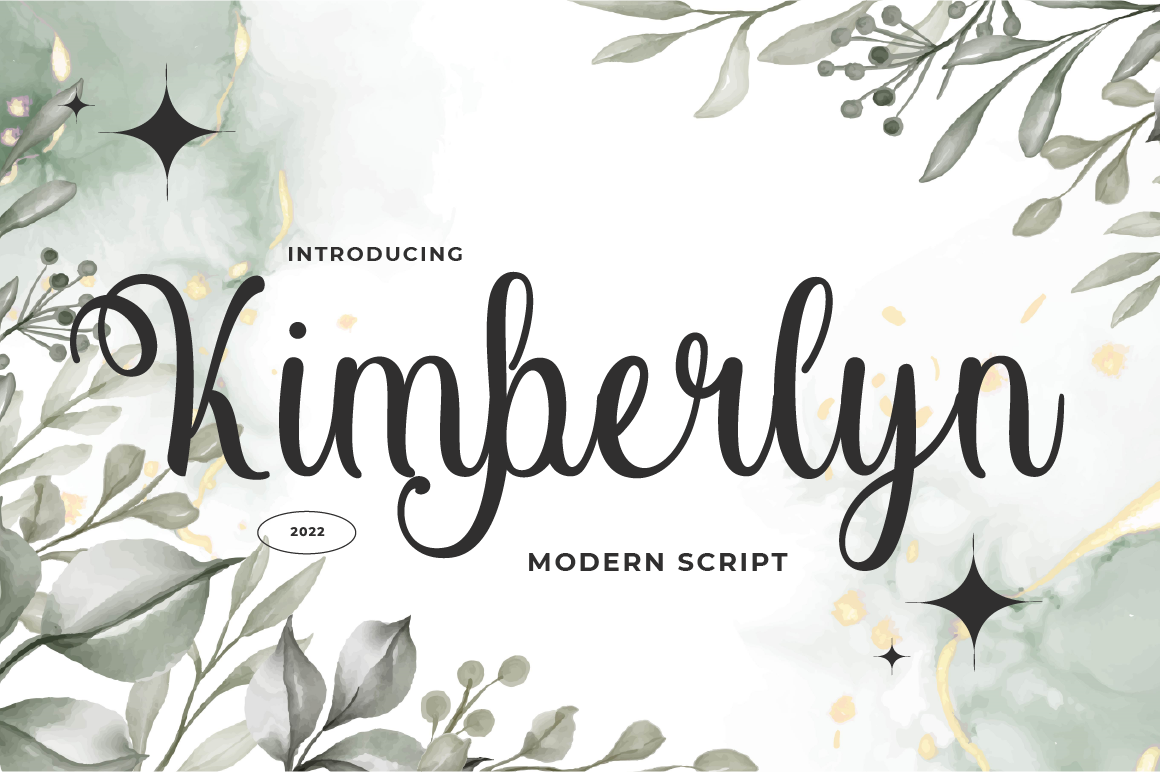 Kimberlyn Script Font - best script font for Cricut