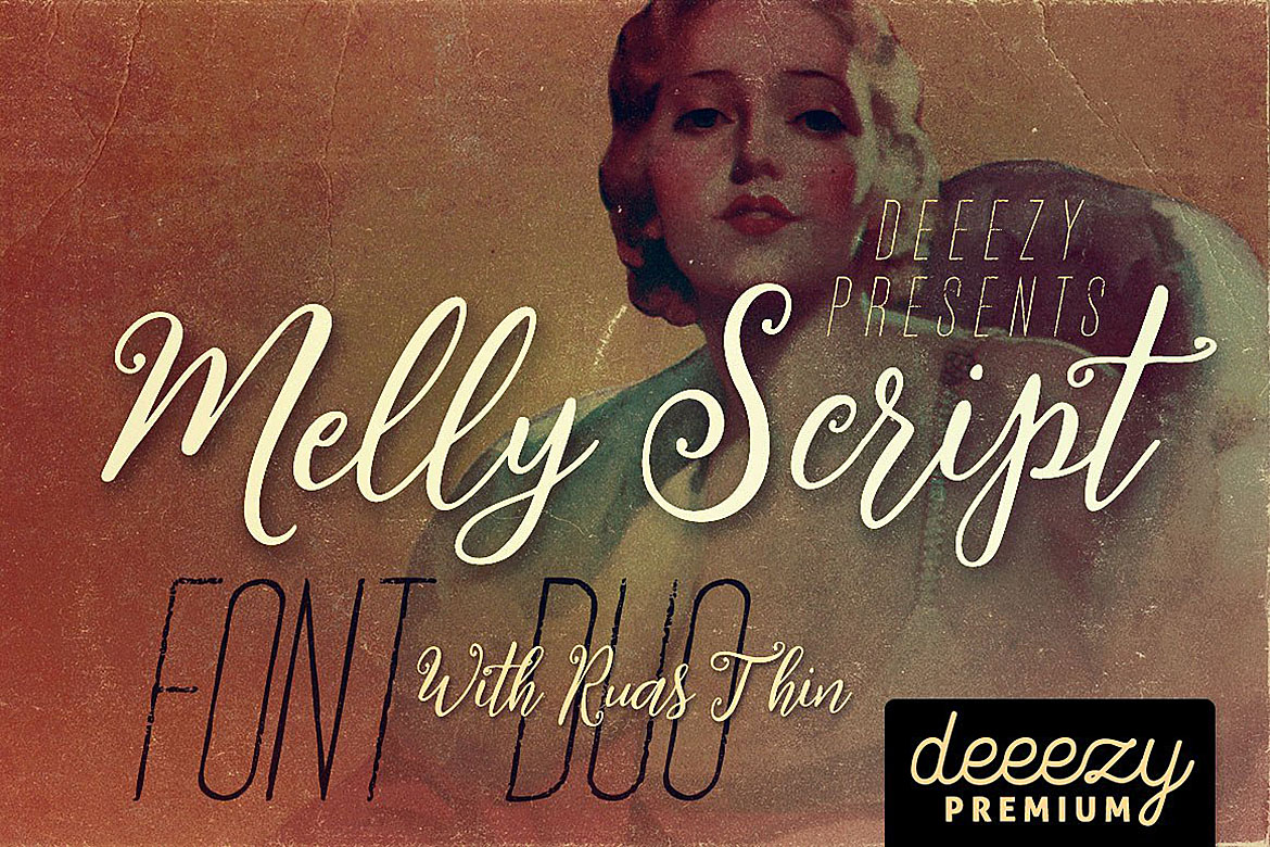 Melly Script Font Duo - best script font for Cricut