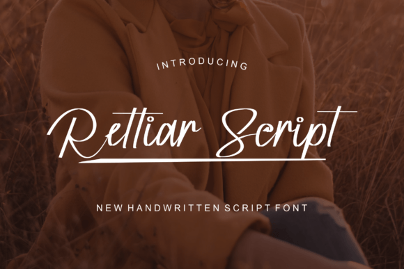 Rettiar Script Font - best script font for Cricut