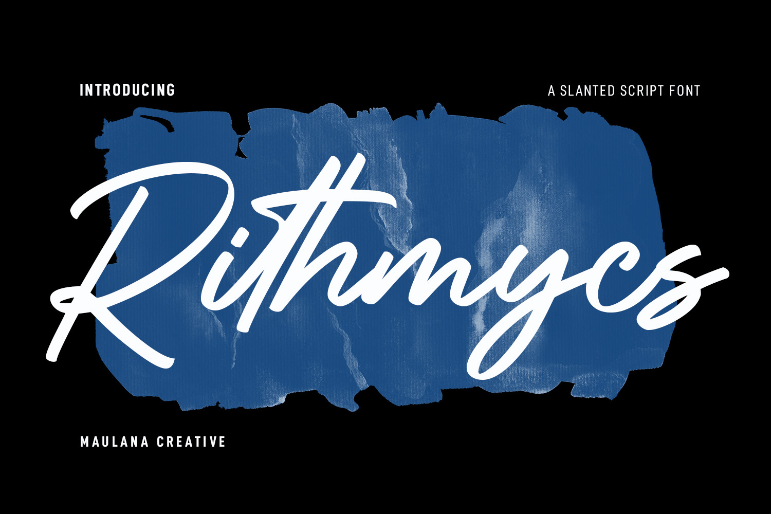 Rithmycs Script Font - best script font for Cricut